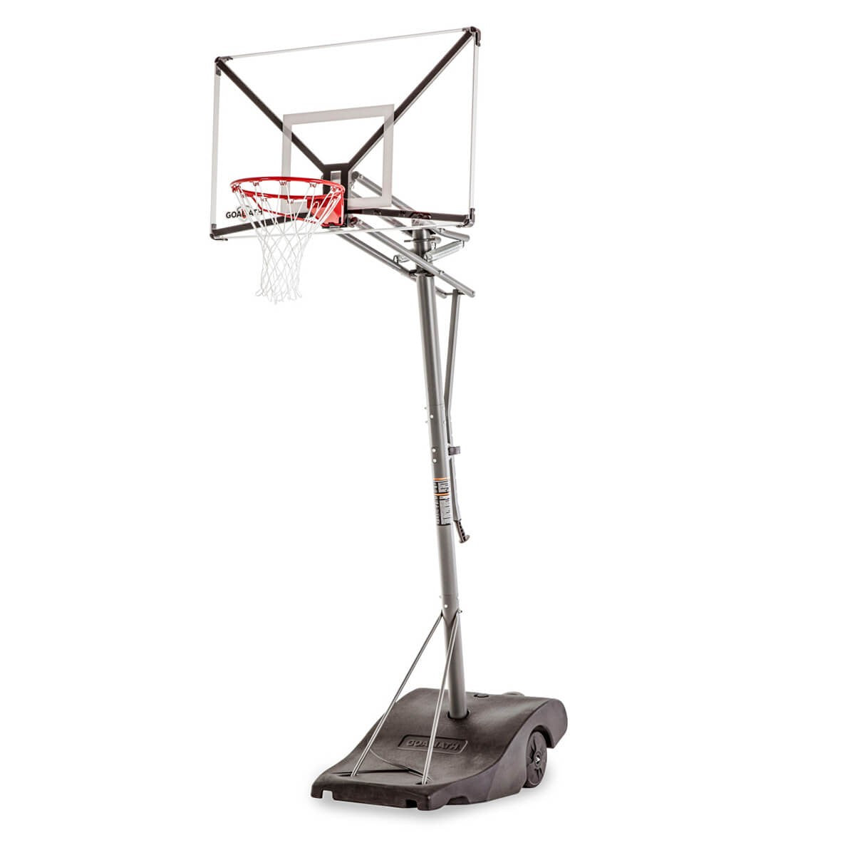Goaliath GoTek54 54-inch portable basketball hoop system image 1