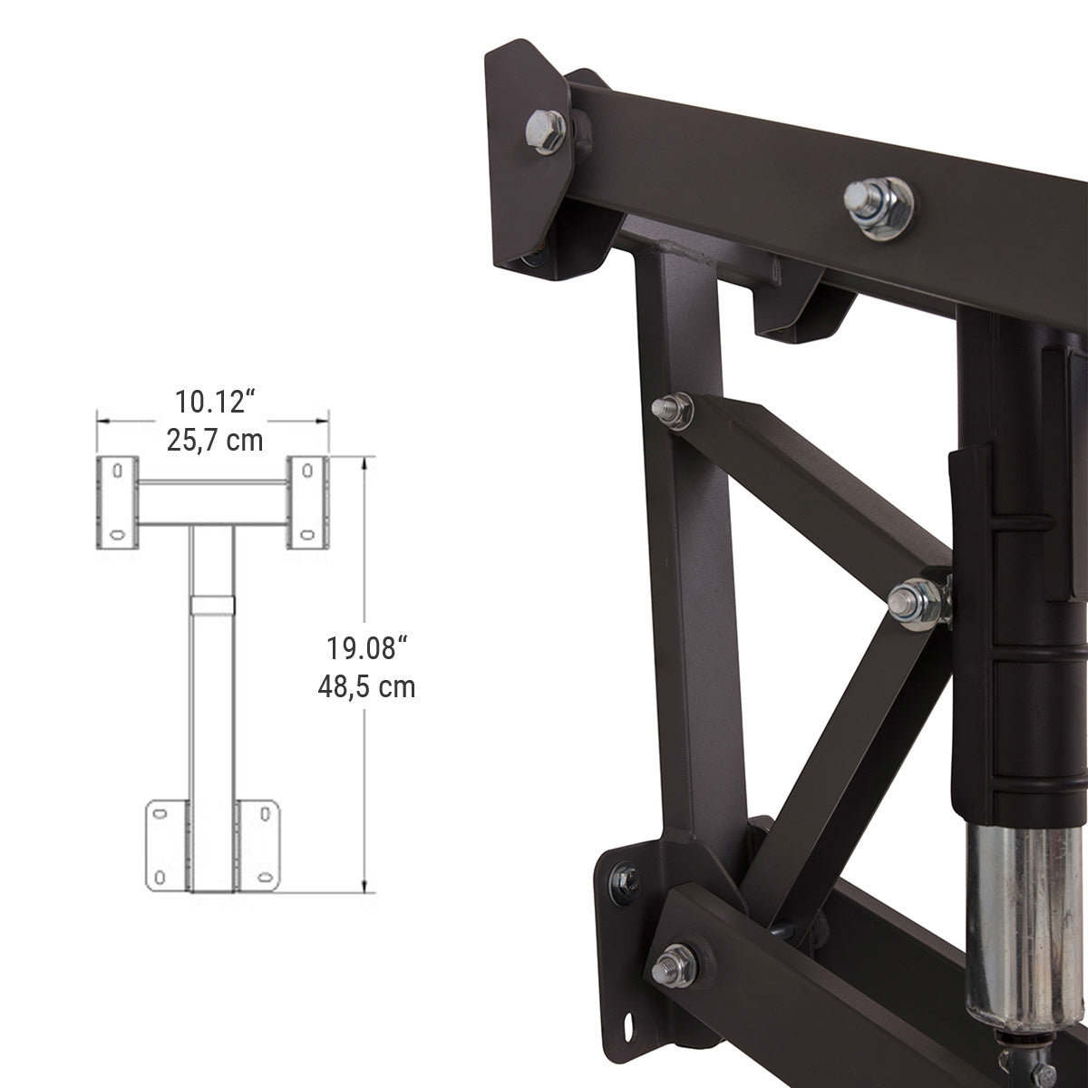 Goaliath GoTek54 Wall-Mount Basketball Hoop