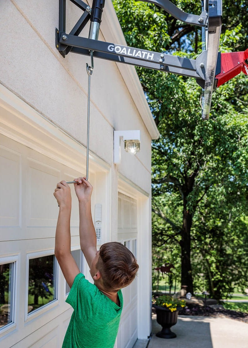 Goaliath GoTek54 54-inch wall-mounted basketball hoop system image 5