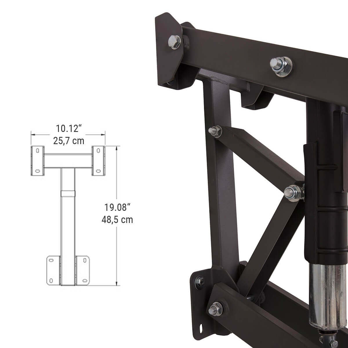 Goaliath GoTek54 54-inch wall-mounted basketball hoop system image 10