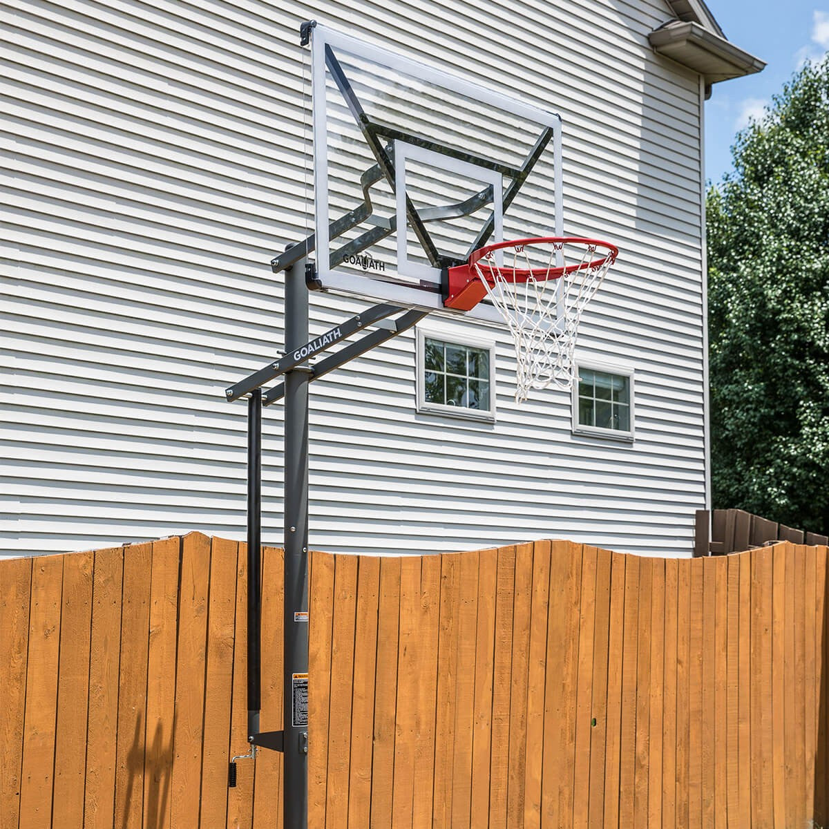 Goaliath GoTek54 54-inch in-ground basketball hoop system image 9