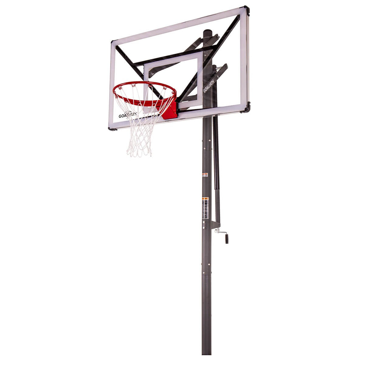Goaliath GoTek54 54-inch in-ground basketball hoop system image 1