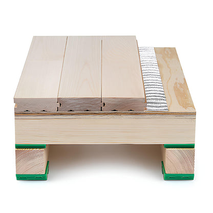 Double-Layer Keel Hardwood Sports Flooring (Double-Pad System)