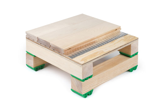 Double-Layer Keel Hardwood Sports Flooring (Double-Pad System)