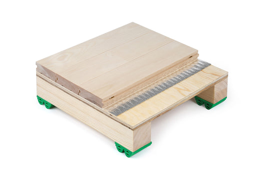 Single-Layer Keel Hardwood Sports Flooring